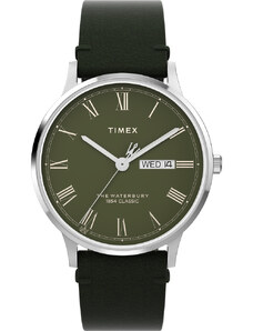 TIMEX | Waterbury hodinky | Černá;stříbrná