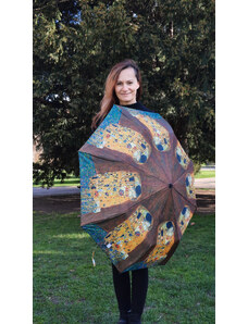 Dámský skládací deštník Gustav Klimt - Polibek