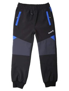 Wolf (ušito v Číně) Chlapecké softshellové kalhoty Wolf B2483 (jarní bez fleecu) černé
