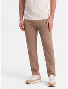 Ombre Men's sweatpants with unlined leg - brown