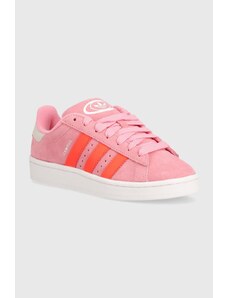 Semišové sneakers boty adidas Originals Campus 00s růžová barva, IF3968