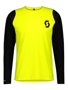 Pánský cyklistický dres Scott Trail Progressive L/Sl Sulphur Yellow/Black
