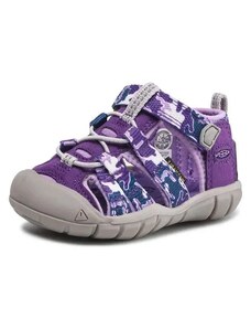 KEEN dívčí sandály SEACAMP II CNX 1026317 camo/tillandsia purple