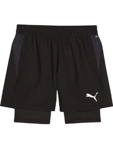 Pánské fotbalové šortky Puma teamGOAL 2 v 1 černé