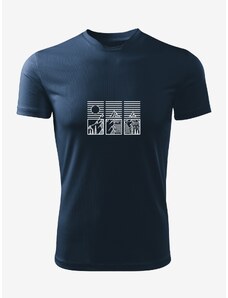Cacadoo Pánské funkční tričko PANORAMA