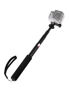 IZMAEL.eu Selfie tyč s držákem pro fotoaparát / GoPro Černá