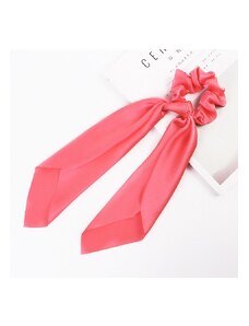 Elastický šátek do vlasů, růžový, průměr 33 cm