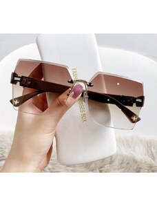 Elegantní sluneční brýle GRADIENT, hnědé, plastové zauszniki, šířka 140 mm