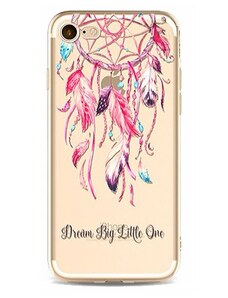 Flamenco Mystique Silikonové Pouzdro na iPhone 5/5S s Potiskem Dream Big Little One, Pružné a Odolné, Nová Kolekce 2017