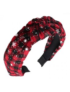 Flamenco Mystique Opaska turban z materiálu, šířka 6,5 cm, délka 42 cm, průměr 12,5 cm