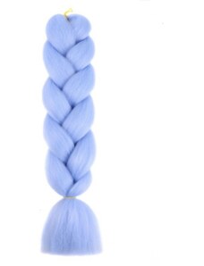 Syntetické ombre vlasy pro copánky, 100g, 120cm