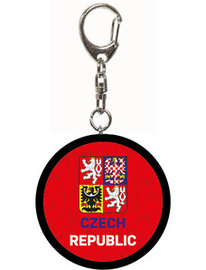 Hokejové reprezentace přívěšek na klíče Czech Republic minipuk logo red 114807