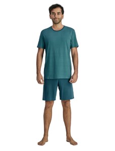 Wadima Pánské pyžamo s krátkým rukávem, 204195 25, zelená