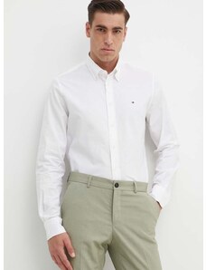 Košile Tommy Hilfiger pánská, bílá barva, regular, s límečkem button-down, MW0MW29969