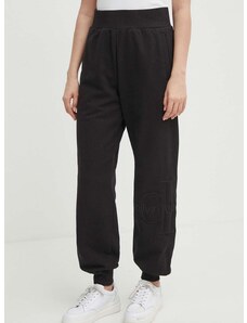 Tepláky Calvin Klein Jeans černá barva, hladké, J20J223273