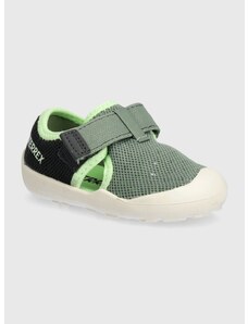 Dětské boty adidas TERREX zelená barva