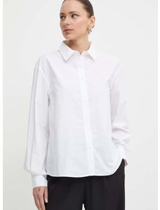 Bavlněná košile Armani Exchange bílá barva, regular, s klasickým límcem, 3DYC27 YN4RZ