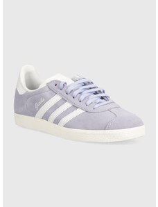Sneakers boty adidas Originals Gazelle fialová barva, IE0444
