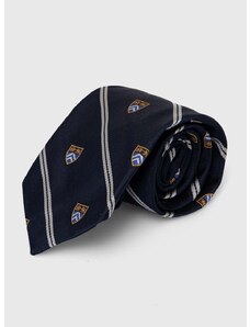 Hedvábná kravata Polo Ralph Lauren tmavomodrá barva, 712926092