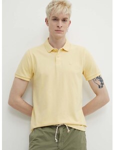 Polo tričko Hollister Co. žlutá barva