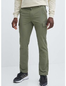 Kalhoty Napapijri M-Faber pánské, zelená barva, přiléhavé, NP0A4HRPGAE1