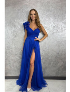 Paris Style Tmavě modré šaty na ramínka Lucy