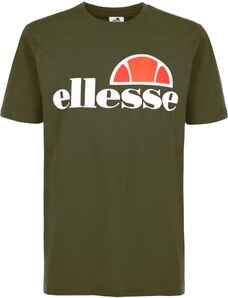 ELLESSE Tričko 'Prado' khaki / oranžová / melounová / bílá