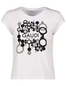 GAUDI Graphic White tričko