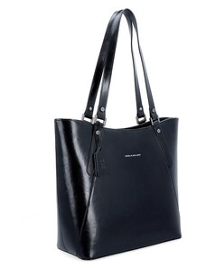 Elegantní kabelka z kvalitní kůže Famito NB 0094 C černá