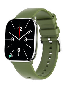 Chytré hodinky Madvell Nova s bluetooth voláním zelená s silikonovým řemínkem