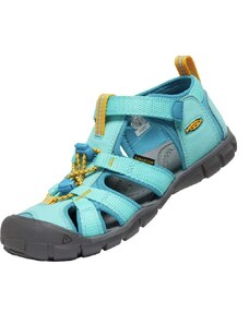 KEEN dětské sandály Seacamp II CNX 1027419 ipanema/fjord blue