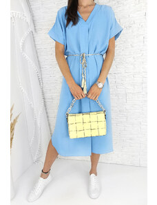 Edelweiss Letní modré šaty E112L.BL