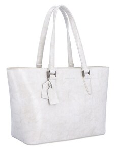 Elegantní kožená kabelka v bílé barvě Famito NB 0047 OW bílá