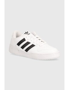 Kožené sneakers boty adidas Originals Team Court 2 STR bílá barva, ID6631
