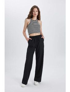 DEFACTO Wide Leg High Waist Standard Trousers