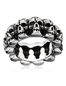 Pánský ocelový prsten Skullgar | DG Šperky