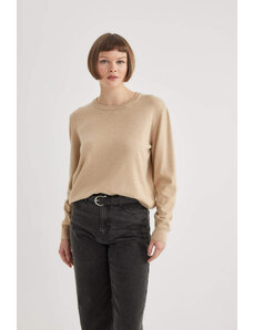 DEFACTO Regular Fit V Neck Premium Soft Wool Pullover