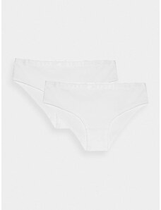 Dámské spodní prádlo kalhotky 4F (2 Pack) - bílé
