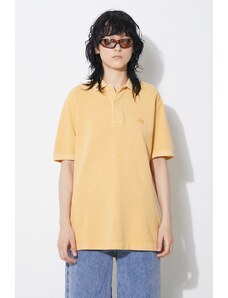Bavlněné polo tričko Lacoste oranžová barva, PH3450 S0I