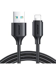 JoyRoom kabel USB na Lightning 2.4A 0.25m Černá