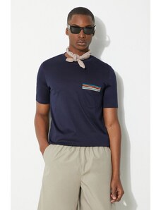 Bavlněné tričko Paul Smith tmavomodrá barva, M1R-306U-H00088