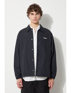 Bunda Undercover Jacket pánská, tmavomodrá barva, přechodná, oversize, UB0D4201