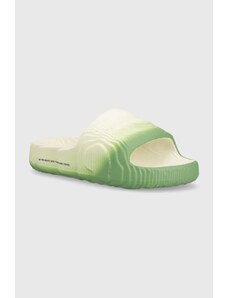 Pantofle adidas Originals Adilette 22 pánské, zelená barva, IF3674