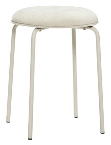 Šedá čalouněná stolička Hübsch Stack 43 cm