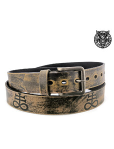 LEATHER & STEEL FASHION Pásek Brown Leviathan - LSF2 46