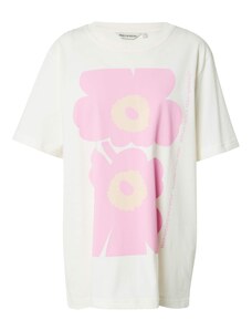 Marimekko Oversized tričko 'EMBLA UNIKKO' světle žlutá / světle růžová / offwhite