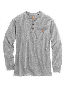 CARHARTT HENLEY LONGSLEEVE HEATHER GREY