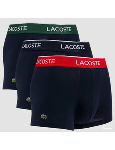 Boxerky LACOSTE 3Pack Casual Cotton Stretch Boxers navy