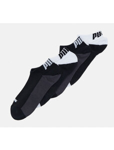 Ponožky Puma Men Back Logo Sneaker 4-Pack Black-White