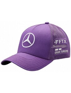 Kšiltovka Mercedes Hamilton Team Trucker Cap Purple